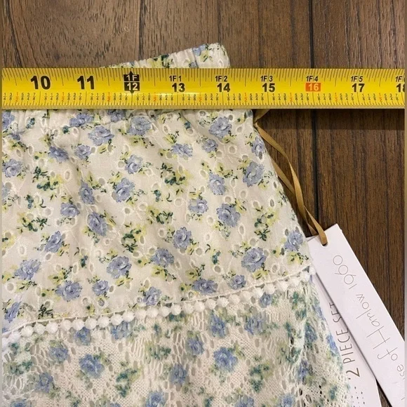 House of Harlow Tiered Floral Mini Skirt Cottagecore | NWT | Size Small - Picture 15 of 16